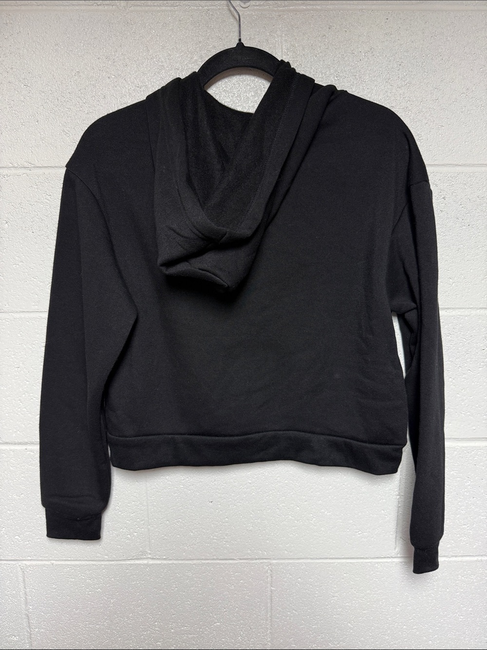 Baby Phat Cropped Black Hoodie with Logo Sz Med - Picture 11 of 12